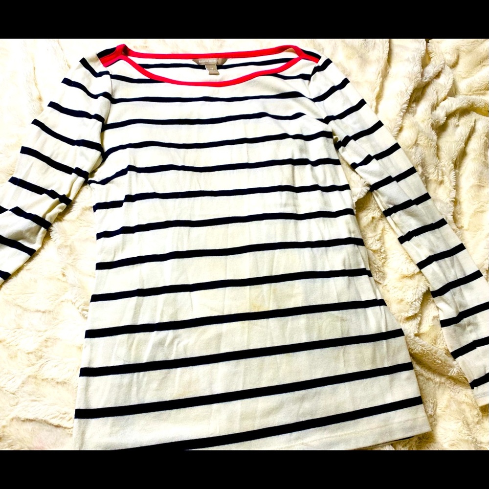 Banana Republic Boatneck Long Sleeve Shirt